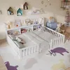 UnboxG Kinderbett Bodenbett 140x200 mit Rausfallschutz & Produktbild-Vorschau 3