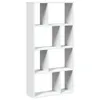 A white, multi-compartment bookshelf is shown against a white background. Náhled obrázku produktu