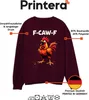 F-CAW-F Scream Rooster Funny Humour Meme Cock Cartoon Gift Anteprima dell’immagine prodotto 4