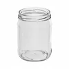 A clear glass jar is shown against a white background. Podgląd zdjęcia produktu