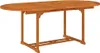 vidaXL Table de jardin 200x100x75 cm en bois massif Voir les images du produit 8