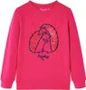 Kinder-Sweatshirt Knallrosa 116 Produktbild-Vorschau 1