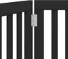Zábrana pro psy skládací 3 panely černá 150 cm topolové Náhled obrázku produktu 8