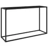 vidaXL Konsolentisch Schwarz 120x35x75 cm Hartglas Produktbild-Vorschau 7