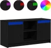 vidaXL Mobile TV Nero 100 x 34 x 50 cm Materiale ligneo Anteprima dell’immagine prodotto 4