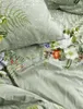 Irisette Mako-Satin Bettwäsche Wave 8711 grün 135x200 cm + Produktbild-Vorschau 10