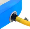 vidaXL Tappetino gonfiabile con pompa 60x100x20 cm PVC Blu Anteprima dell’immagine prodotto 9