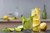 Wallario selbstklebendes Poster - Cocktails mit Limetten Produktbild-Vorschau 1