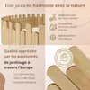 Floranica Barrière de jardin bois 200 x 40 cm, Naturel – Voir les images du produit 3