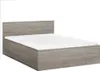 A bed with a mattress on a white background. Produktbild-Vorschau