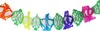 com-four® 14-teiliges Party Deko Set mit Luftschlangen und Produktbild-Vorschau 3