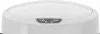Close-up of the top of a white sensor trash can. Produktbild-Vorschau