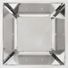 vidaXL Säulen Pflanzer Silber 35 x 35 x 73 cm Produktbild-Vorschau 6