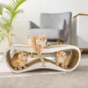 MyKotty Katzen-Kratzmöbel LUI 75 x 25 x 25 cm Weiß 3081 Produktbild-Vorschau 10