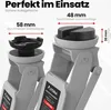 AUTORIA Wagenheber 2,5T Hellgrau – Flacher Hydraulik Produktbild-Vorschau 4