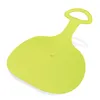 A single lime green sledding disc is shown against a white background. Náhled obrázku produktu
