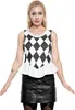Harlekin Top - Clown Halloween Kostüm Damen Größe: XS-S Produktbild-Vorschau 3
