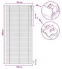 vidaXL Veneziaanse jaloezie, zwart, 120 x 250 cm, 35 mm Productafbeelding-voorbeeld 7