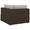 set di divani da giardino 4 pezzi con cuscini in poly Anteprima dell’immagine prodotto 6