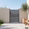 sweeek - Gartentür aus Aluminium mit Schloss und Griff - Produktbild-Vorschau 5