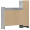 vidaXL Schuhschrank Betongrau 100,5x28x100 cm Holzwerkstoff Produktbild-Vorschau 9