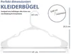 20er Pack Schmale, Platzsparende Kleiderbügel mit Produktbild-Vorschau 2