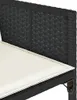 13-tlg. Garten-Essgruppe mit Kissen Schwarz Poly Rattan Produktbild-Vorschau 9