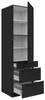 Küchen Hochschrank 60 cm SIENA Schwarz Küchenzeile Produktbild-Vorschau 2