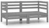 vidaXL Garten-Ecksofas 2 Stk. Grau Massivholz Kiefer Produktbild-Vorschau 8