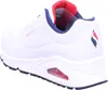 A side view of a white SKECHERS UNO sports shoe. Voir les images du produit