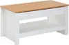 Couchtisch FineBuy Wohnzimmertisch Weiß 85x47x42cm Produktbild-Vorschau 5