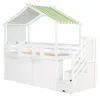 Stapelbed van 90x200 cm met kledingkast, opbergtrap, Productafbeelding-voorbeeld 13