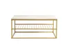 Skye Decor, Asude - Gold, Marble, Gold, Couchtisch, 95 x 42 Produktbild-Vorschau 3