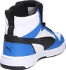 Puma Rebound V6 Mid Jr White-Black-Racing Blue Größe EU Produktbild-Vorschau 9