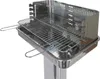 Säulengrill mit 5-fach höhenverstellbarem Grillrost, 2 Produktbild-Vorschau 5
