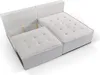 Ecksofa Schlafsofa AMALIA Stoff Raven Blau Ottomane Rechts Produktbild-Vorschau 3