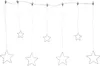 A string of star-shaped LED lights hanging against a white background. Produktbild-Vorschau