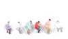 Spur 00 | sitzende Modellbau Figuren 1:72 (100 Stück) Produktbild-Vorschau 3