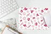 MuchoWow® Mauspad Mousepad Dänemark - Muster - Rot 27x18 cm Produktbild-Vorschau 5