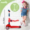 Malplay | triciclo scooter rosso | da 2 anni | monopattino Anteprima dell’immagine prodotto 7