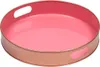 Bandeja de servicio escandinava, modelo Aarhus, color rosa, Vista previa de la imagen del producto 1