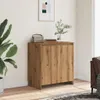 A wooden sideboard in a room with a plant and a framed picture on the wall. Anteprima dell’immagine prodotto