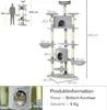 PawHut Kratzbaum 200H cm Katzenbaum mit Höhlen und Produktbild-Vorschau 5