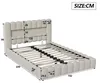 Fortuna Lai Polsterbett 180x200cm mit USB, Jugendbett Produktbild-Vorschau 7