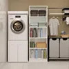 Koupelnová skříňka nad pračku se šuplíkem MARGO - bílá Náhled obrázku produktu 4