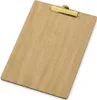 Clipboard drewniany DĘBOWA podkładka A4 ze ZŁOTYM klipsem Podgląd zdjęcia produktu 2
