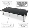 Mucola TV-Aufsatz Glas Fernseherhöhung Glasaufsatz TV-Rack Produktbild-Vorschau 5