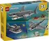 LEGO Creator 3-in-1-Set Wilder Hai mit Schatztruhe - Produktbild-Vorschau 3