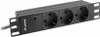 Lanberg PDU Steckdosenleiste 25,40cm (10") 1U 3x Schuko C14 Produktbild-Vorschau 2