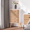 HOMCOM Nachttisch Nachtschrank Nachtkommode Flurkommode Produktbild-Vorschau 2